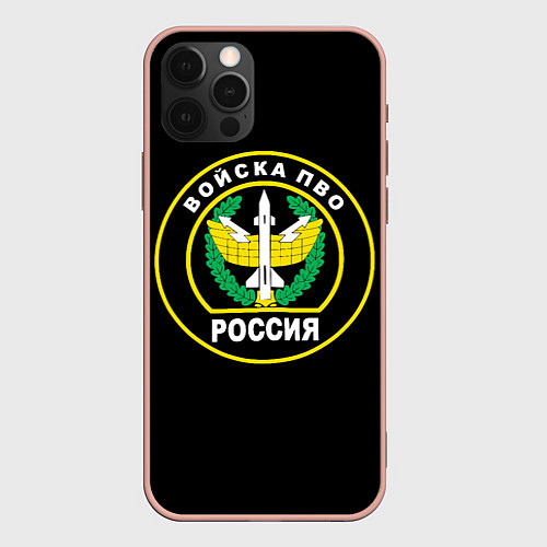 Чехол iPhone 12 Pro Max ПВО России / 3D-Светло-розовый – фото 1
