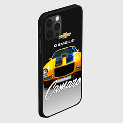 Чехол для iPhone 12 Pro Max Американский спорткар Camaro 1970 года, цвет: 3D-черный — фото 2
