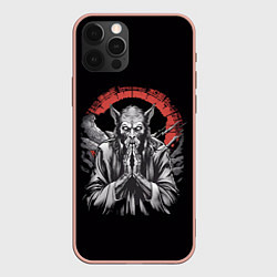 Чехол для iPhone 12 Pro Max Дикая преданность, цвет: 3D-светло-розовый