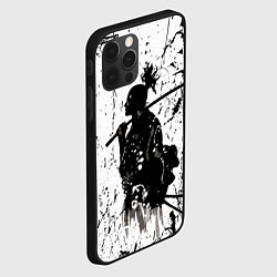 Чехол для iPhone 12 Pro Max Самурай - древний воин, цвет: 3D-черный — фото 2