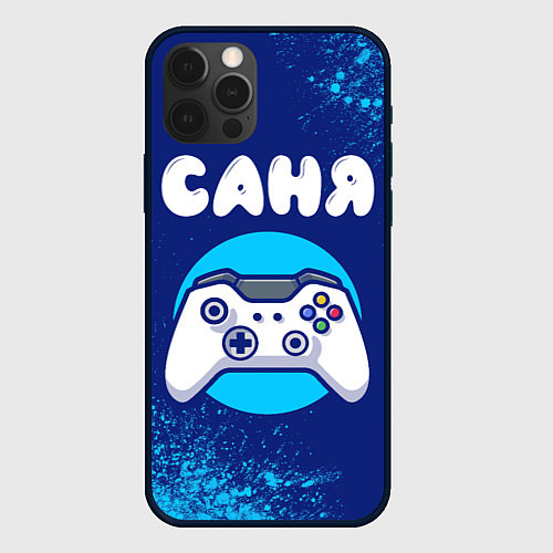 Чехол iPhone 12 Pro Max Саня геймер / 3D-Черный – фото 1