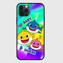 Чехол iPhone 12 Pro Max Baby Shark Brooklyn and friends