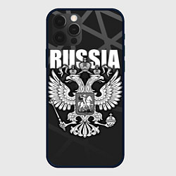 Чехол iPhone 12 Pro Max Russia - герб РФ