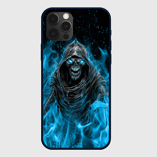 Чехол iPhone 12 Pro Max Жнец / 3D-Черный – фото 1