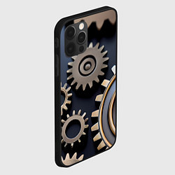 Чехол для iPhone 12 Pro Max Механика и шестерёнки, цвет: 3D-черный — фото 2