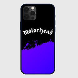 Чехол iPhone 12 Pro Max Motorhead purple grunge