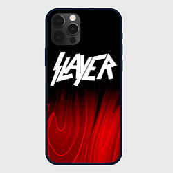 Чехол iPhone 12 Pro Max Slayer red plasma