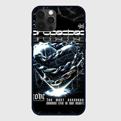 Чехол для iPhone 12 Pro Max Heart - chains - love, цвет: 3D-черный