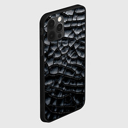Чехол для iPhone 12 Pro Max Обугленное дерево, цвет: 3D-черный — фото 2