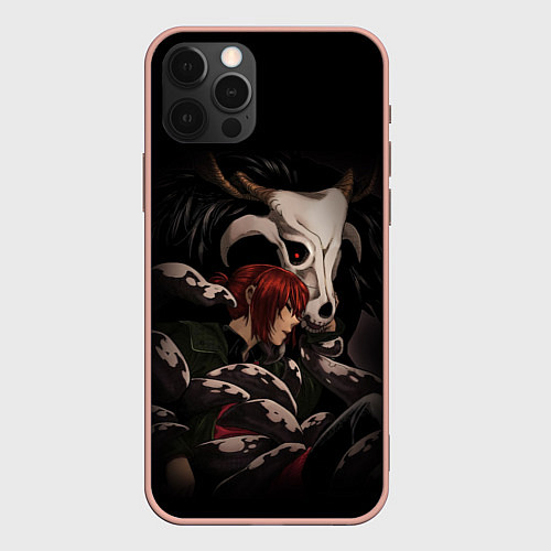 Чехол iPhone 12 Pro Max Элиас и Тисэ / 3D-Светло-розовый – фото 1