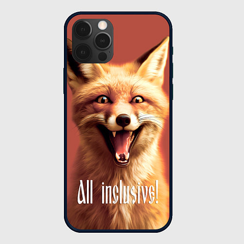 Чехол iPhone 12 Pro Max All inclusive / 3D-Черный – фото 1
