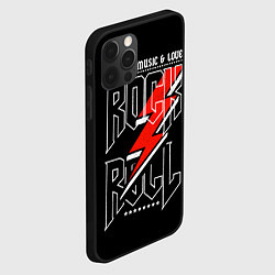Чехол для iPhone 12 Pro Max Rock and Roll Forever, цвет: 3D-черный — фото 2