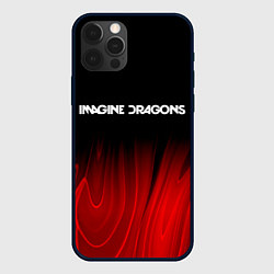 Чехол iPhone 12 Pro Max Imagine Dragons red plasma
