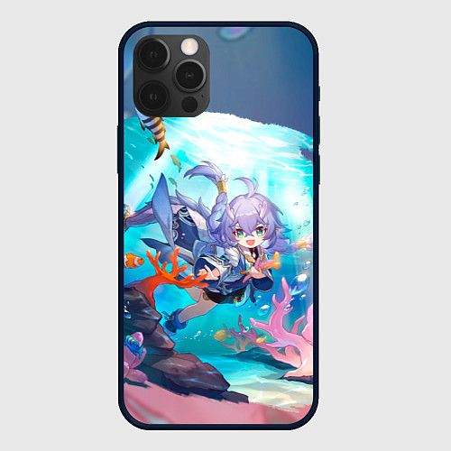 Чехол iPhone 12 Pro Max Байлу электрический тип / 3D-Черный – фото 1