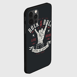 Чехол для iPhone 12 Pro Max Rock and roll - жест козы, цвет: 3D-черный — фото 2