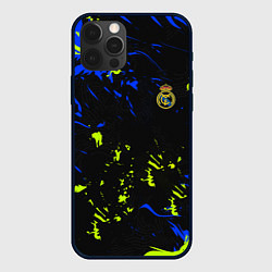 Чехол для iPhone 12 Pro Max Реал Мадрид фк, цвет: 3D-черный