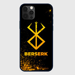 Чехол iPhone 12 Pro Max Berserk - gold gradient