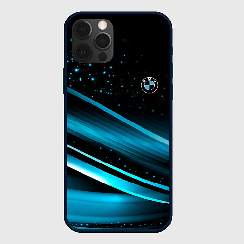 Чехол iPhone 12 Pro Max BMW sign БМВ / 3D-Черный – фото 1