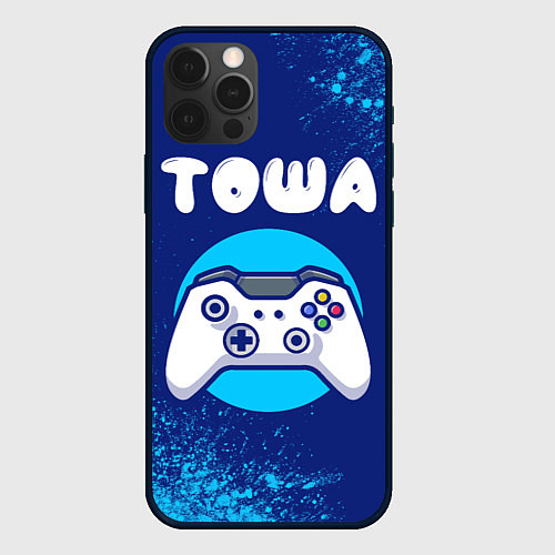 Чехол iPhone 12 Pro Max Тоша геймер / 3D-Черный – фото 1