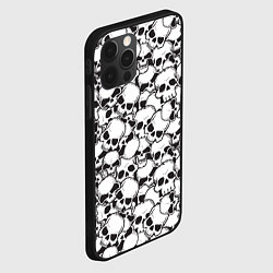 Чехол для iPhone 12 Pro Max Черепа - смерть, цвет: 3D-черный — фото 2