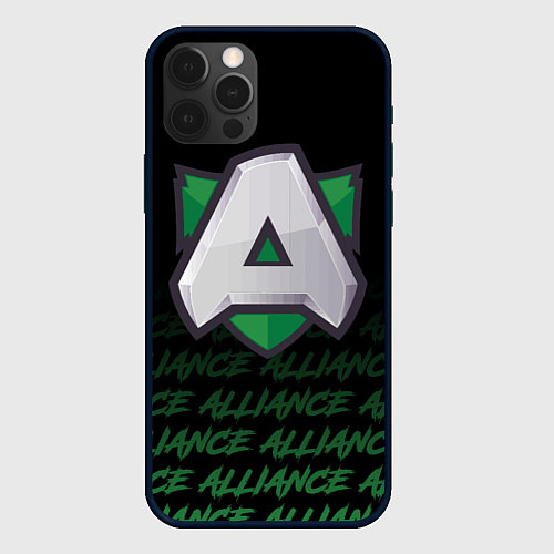 Чехол iPhone 12 Pro Max Alliance art / 3D-Черный – фото 1