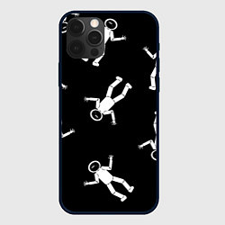 Чехол для iPhone 12 Pro Max День космонавтики, цвет: 3D-черный
