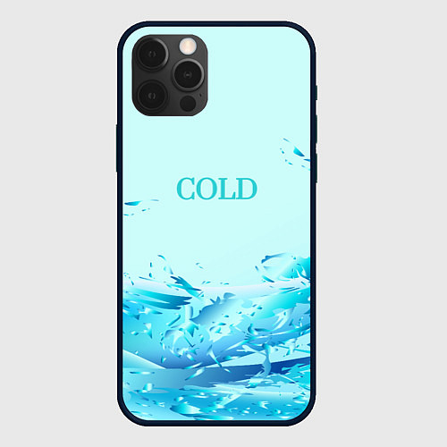 Чехол iPhone 12 Pro Max Cold / 3D-Черный – фото 1