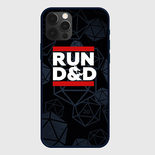 Чехол iPhone 12 Pro Max Подземелья и драконы dnd / 3D-Черный – фото 1