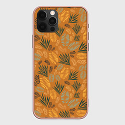 Чехол iPhone 12 Pro Max Мексиканские оранжевые папаротники