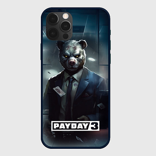 Чехол iPhone 12 Pro Max Payday 3 bear / 3D-Черный – фото 1