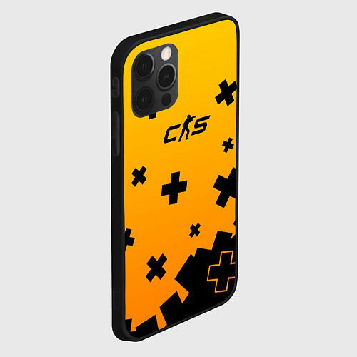 Чехол iPhone 12 Pro Max Skin crosses cs2 / 3D-Черный – фото 2