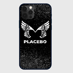 Чехол iPhone 12 Pro Max Placebo с потертостями на темном фоне