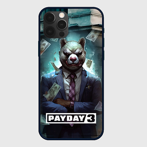 Чехол iPhone 12 Pro Max Payday 3 bear / 3D-Черный – фото 1