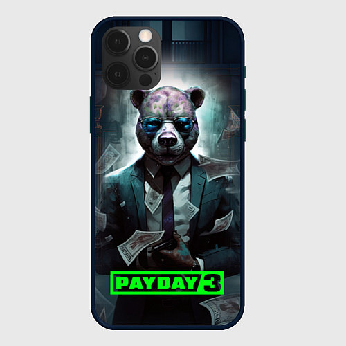 Чехол iPhone 12 Pro Max Payday 3 bear / 3D-Черный – фото 1