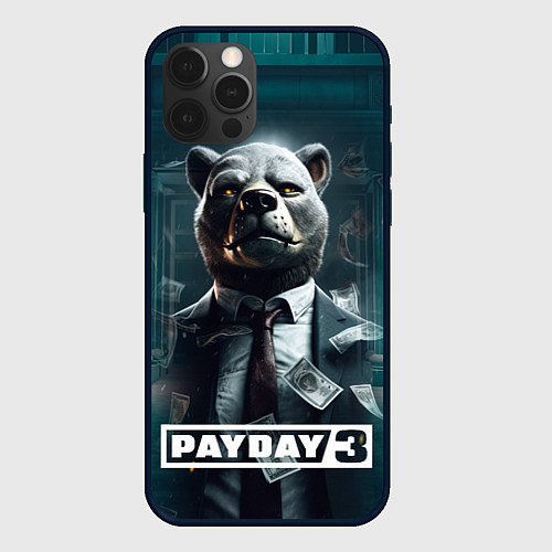 Чехол iPhone 12 Pro Max Payday 3 bear / 3D-Черный – фото 1