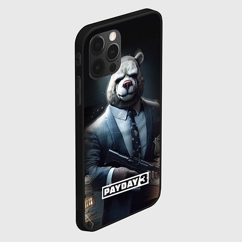 Чехол iPhone 12 Pro Max Payday3 bear / 3D-Черный – фото 2
