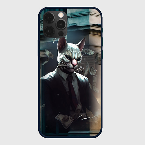 Чехол iPhone 12 Pro Max Payday 3 cat bank / 3D-Черный – фото 1