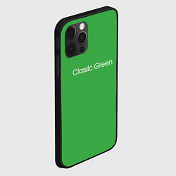 Чехол для iPhone 12 Pro Max Classic Green, цвет: 3D-черный — фото 2