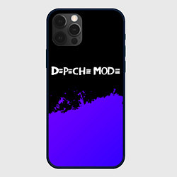 Чехол iPhone 12 Pro Max Depeche Mode purple grunge