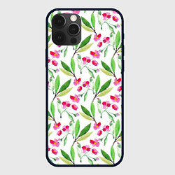 Чехол для iPhone 12 Pro Max Tender flowers, цвет: 3D-черный