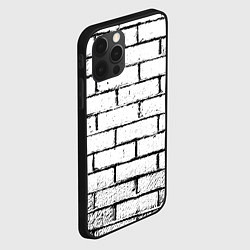 Чехол для iPhone 12 Pro Max White wall, цвет: 3D-черный — фото 2