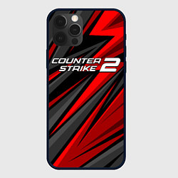 Чехол iPhone 12 Pro Max Counter strike 2 - красный спортивный