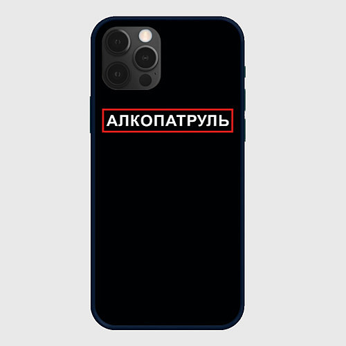 Чехол iPhone 12 Pro Max Отдел по борьбе с алкоголем / 3D-Черный – фото 1