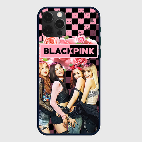 Чехол iPhone 12 Pro Max Blackpink - girls / 3D-Черный – фото 1