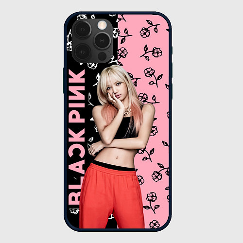 Чехол iPhone 12 Pro Max Blackpink - Lalisa / 3D-Черный – фото 1