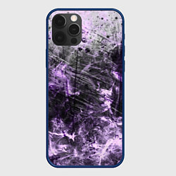 Чехол iPhone 12 Pro Max Текстура - Lilac smoke