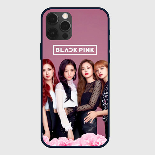 Чехол iPhone 12 Pro Max Blackpink girls / 3D-Черный – фото 1