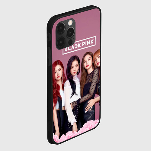 Чехол iPhone 12 Pro Max Blackpink girls / 3D-Черный – фото 2