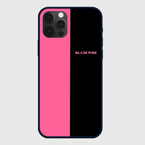 Чехол iPhone 12 Pro Max Blackpink- двойной / 3D-Черный – фото 1