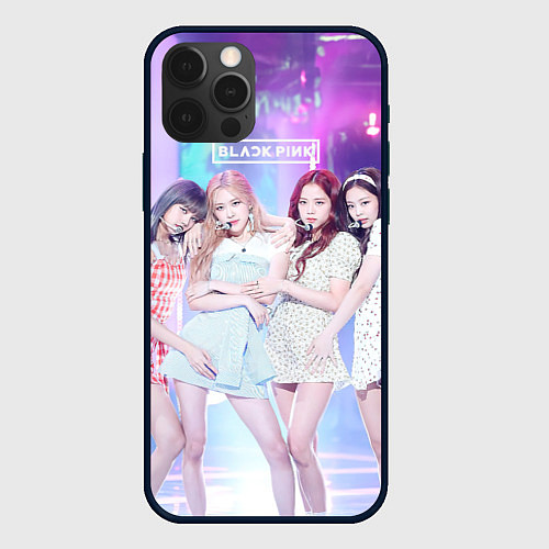 Чехол iPhone 12 Pro Max Blackpink girl style / 3D-Черный – фото 1